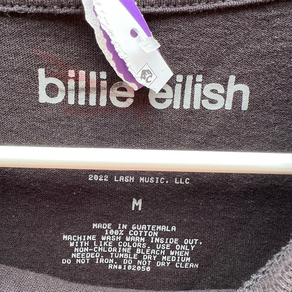 Billie Eilish NWT tee shirt - Picture 3 of 3